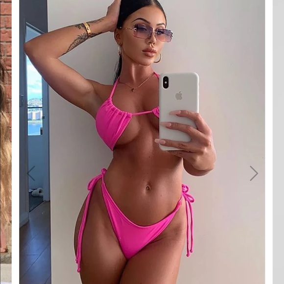 🛑SOLD🛑 NWT Fashion Nova Pink Bikini - Picture 5 of 10